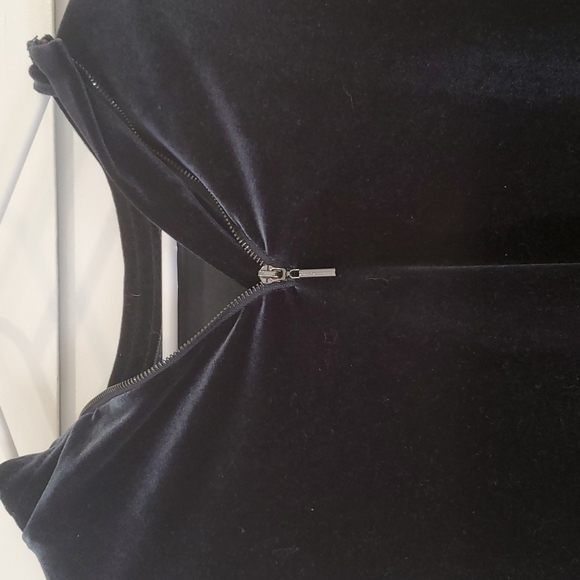 ZARA- Velvet Blue Top - Picture 5 of 6